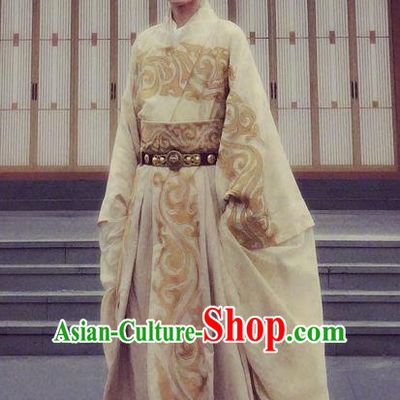 Ancient Drama Untouchable Lovers Chinese Southern and Northern Dynasties Childe Prince He Jian Replica Costume for Men