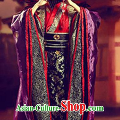 Traditional Chinese Ancient Imperial Consort Costume, China Qin Dynasty Palace Lady Clothing for Women