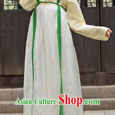 Traditional Chinese Ancient Palace Lady Embroidered Costume Tang Dynasty Swordswoman Hanfu Dress for Women