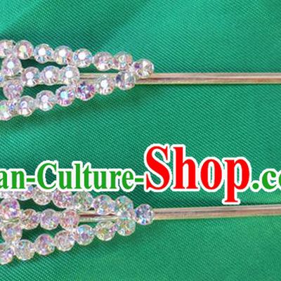 Chinese Traditional Folk Dance Hair Accessories Beijing Opera Hairpins Headwear for Women