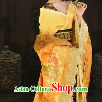 Chinese Ancient Imperial Consort Embroidered Hanfu Dress Tang Dynasty Palace Lady Replica Costume for Women