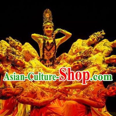 Traditional Chinese Uyghur Nationality Dance Costume, Folk Dance Ethnic Uigurian Dance Clothing for Women
