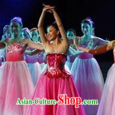 Chinese Traditional Folk Dance Classical Dance Dress Stage Performance Costumes for Women