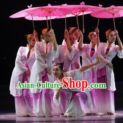 Traditional Chinese Fan Dance Costume, China Folk Dance Classical Dance Dress for Women
