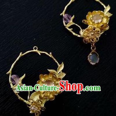 Chinese Traditional Ancient Hair Accessories Classical Hairpins Hanfu Hair Stick Headwear for Women
