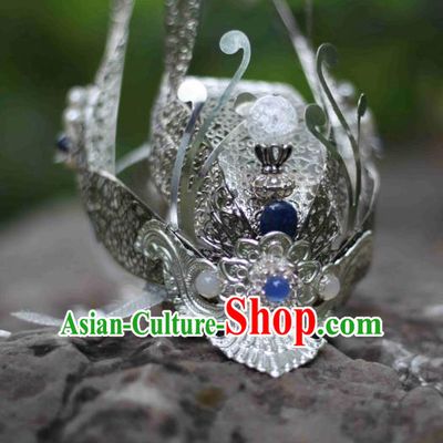 Chinese Traditional Ancient Hair Accessories Classical Hairpins Hanfu Hairdo Crown Headwear for Women