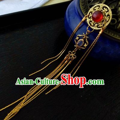 Chinese Traditional Ancient Hair Accessories Classical Brass Hairpins Hanfu Hair Stick for Women