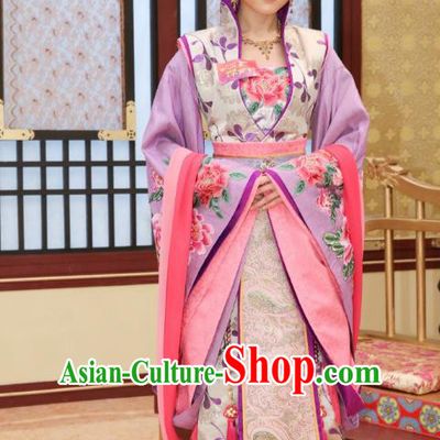 Chinese Ancient Palace Consort Zheng Hanfu Dress Tang Dynasty Imperial Concubine Embroidered Historical Costumes for Women