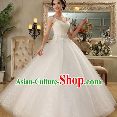 Top Grade Advanced Customization Wedding Dress Bridal Veil Cocktail Dress Princess Dress Wedding Gown Costume for Women