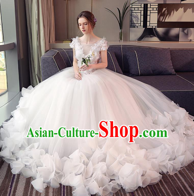 Top Grade Stage Performance Catwalks Costumes Wedding Dress Princess Full Dress Chorus Modern Fancywork Clothing Top Grade Stage Performance Catwalks Costumes Wedding Dress Princess Full Dress Chorus Modern Fancywork Clothing