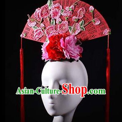 Top Grade China Traditional Hair Accessories Halloween Royal Crown Stage Performance Modern Fancywork Headwear