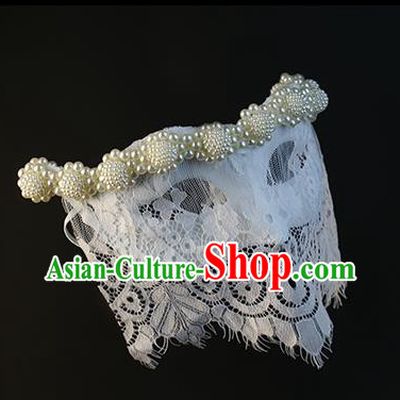 Halloween Exaggerated Pearls Mask Fancy Ball Props Stage Performance Accessories Christmas Mysterious Masks
