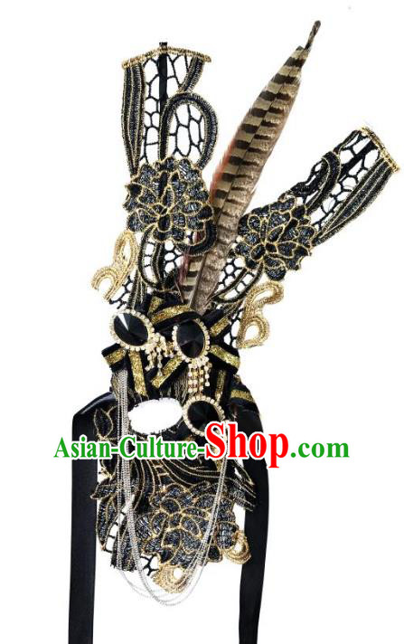 Top Performance Catwalks Headwear Halloween Cosplay Hair Accessories Mask Top Performance Catwalks Headwear Halloween Cosplay Hair Accessories Mask