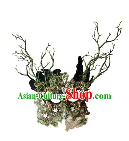 Top Performance Catwalks Headwear Halloween Cosplay Hair Accessories Mask Top Performance Catwalks Headwear Halloween Cosplay Hair Accessories Mask
