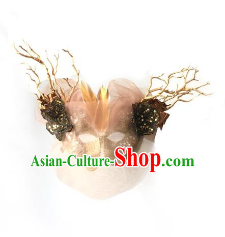 Top Performance Catwalks Headwear Halloween Cosplay Hair Accessories Mask Top Performance Catwalks Headwear Halloween Cosplay Hair Accessories Mask
