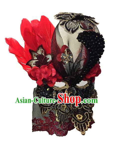 Top Performance Catwalks Headwear Halloween Cosplay Hair Accessories Mask Top Performance Catwalks Headwear Halloween Cosplay Hair Accessories Mask