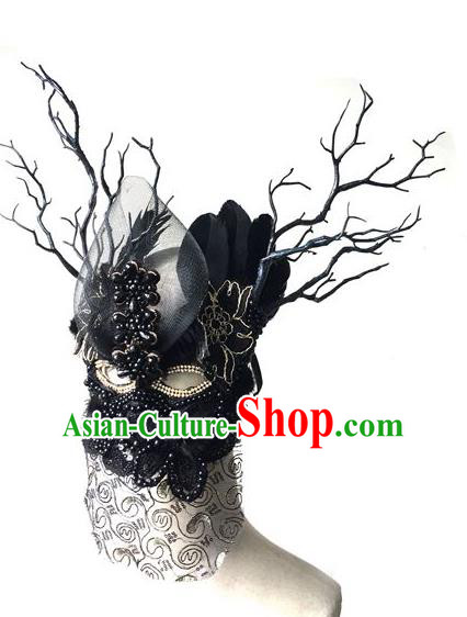 Top Performance Catwalks Headwear Halloween Cosplay Hair Accessories Mask Top Performance Catwalks Headwear Halloween Cosplay Hair Accessories Mask