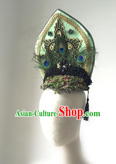 Top Performance Catwalks Headwear Halloween Cosplay Hair Accessories Mask