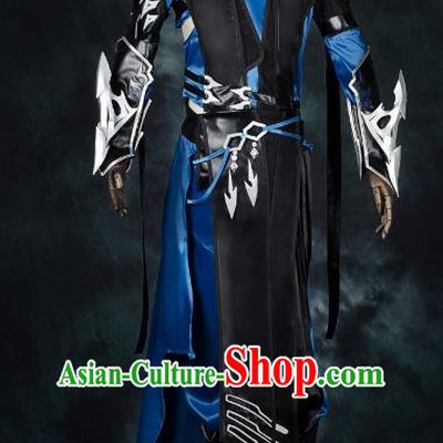 China Ancient Cosplay Swordsman Costumes Chinese Traditional Knight-errant Clothing for Men
