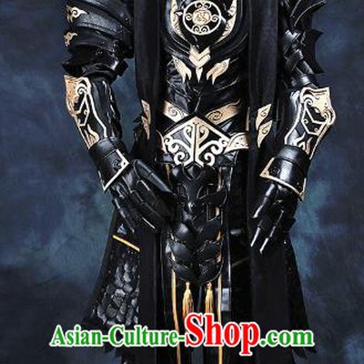 China Ancient Cosplay Swordsman Costumes General Armour Chinese Traditional Knight-errant Clothing for Men
