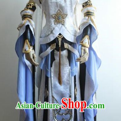 China Ancient Cosplay Taoist Nun Costumes Chinese Traditional Swordsman Warriors Knight-errant Clothing for Women