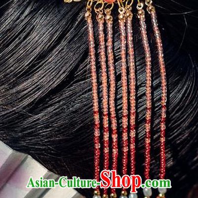China Ancient Hair Accessories Hanfu Tassel Hair Claw Chinese Classical Hairpins for Women