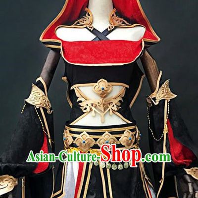 China Ancient Cosplay Female Swordsman Costumes Chinese Traditional Young Lady Knight-errant Clothing for Women