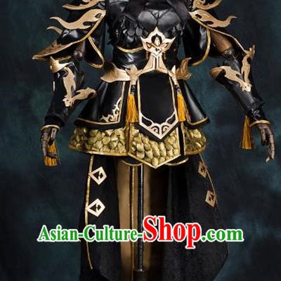 China Ancient Cosplay Female General Swordsman Costumes Chinese Traditional Warriors Knight-errant Clothing for Women