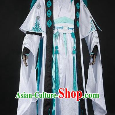 China Traditional Cosplay Royal Highness Swordsman Costumes Chinese Ancient Kawaler Knight-errant Clothing for Men