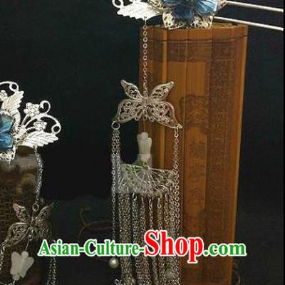 China Ancient Hair Accessories Hanfu Tassel Step Shake Chinese Classical Hairpins for Women