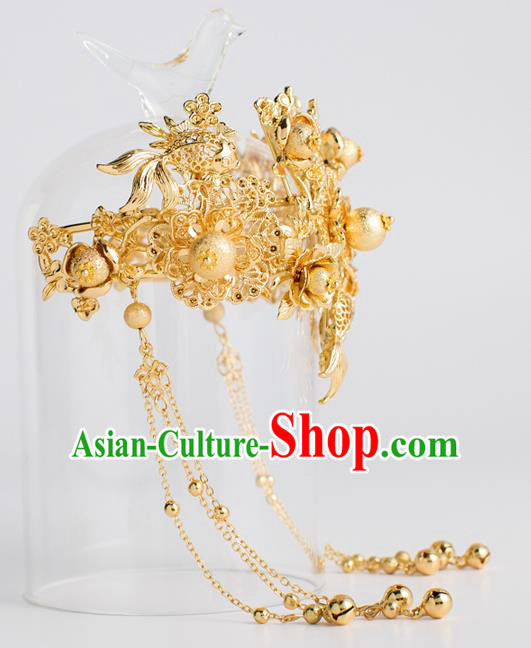 Chinese Ancient Style Hair Jewelry Accessories Cosplay Hairpins Headwear Hair Crown Headdress for Women Chinese Ancient Style Hair Jewelry Accessories Cosplay Hairpins Headwear Hair Crown Headdress for Women