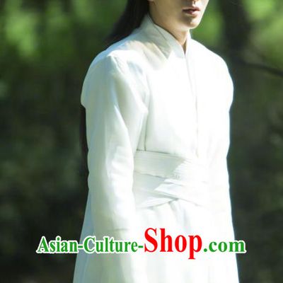 Legend Of Fu Yao Chinese Ancient Swordsman Taoist Priest Historical Costume for Men