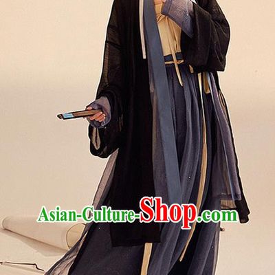 Chinese Traditional Hanfu Dress China Ancient Song Dynasty Young Lady Costumes Complete Set