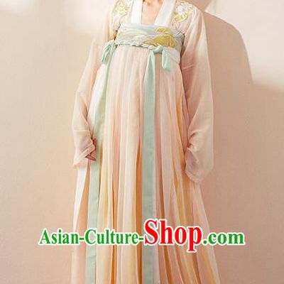 Chinese Ancient Tang Dynasty Palace Lady Costume Traditional Princess Hanfu Dress for Women