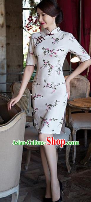 Traditional Ancient Chinese Young Women Cheongsam Dress Republic of China Tangsuit Stand Collar Blouse Dress Tang Suit Clothing Traditional Ancient Chinese Young Women Cheongsam Dress Republic of China Tangsuit Stand Collar Blouse Dress Tang Suit Clothing