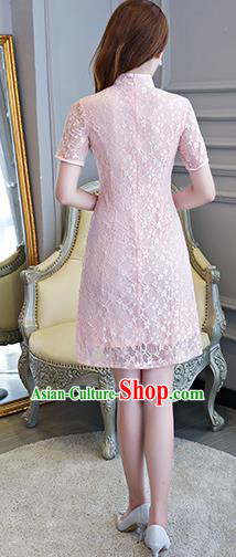 Traditional Ancient Chinese Young Women Cheongsam Dress Republic of China Tangsuit Stand Collar Blouse Dress Tang Suit Clothing