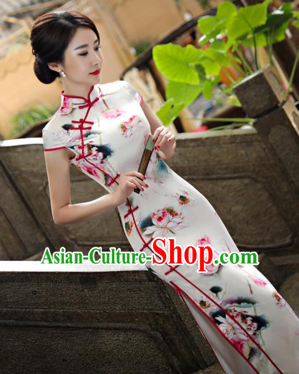 Traditional Ancient Chinese Young Women Cheongsam Dress Republic of China Tangsuit Stand Collar Blouse Dress Tang Suit Clothing Traditional Ancient Chinese Young Women Cheongsam Dress Republic of China Tangsuit Stand Collar Blouse Dress Tang Suit Clothing