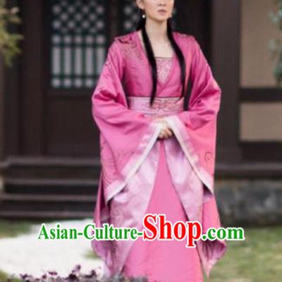 Chinese Ancient Princess Consort Hanfu Dress Television Drama Nirvana in Fire Palace Lady Embroidered Replica Costume for Women