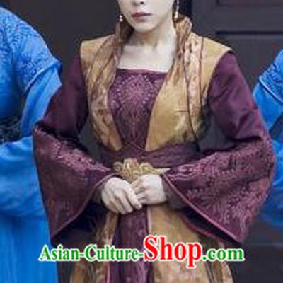 Chinese Ancient Royal Infanta Clothing Television Drama Nirvana in Fire Viscountess Chonghua Replica Costume for Women
