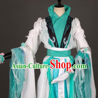 Chinese Ancient Costume Cosplay Swordswoman Hanfu Clothing for Women