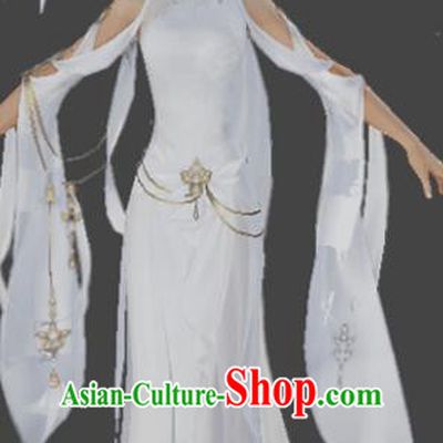 Chinese Ancient Costume Cosplay Fairy Swordswoman Dress Hanfu Clothing for Women