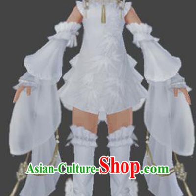 Chinese Ancient Costume Cosplay Fairy Swordswoman Dress Young Lady Hanfu Clothing for Women