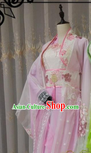 Chinese Ancient Palace Lady Hanfu Han Dynasty Imperial Concubine Queen Embroidered Historical Costumes for Women