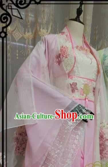 Chinese Ancient Palace Lady Hanfu Han Dynasty Imperial Concubine Queen Embroidered Historical Costumes for Women