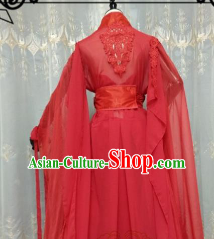 Chinese Ancient Palace Lady Hanfu Han Dynasty Imperial Concubine Queen Embroidered Historical Costumes for Women