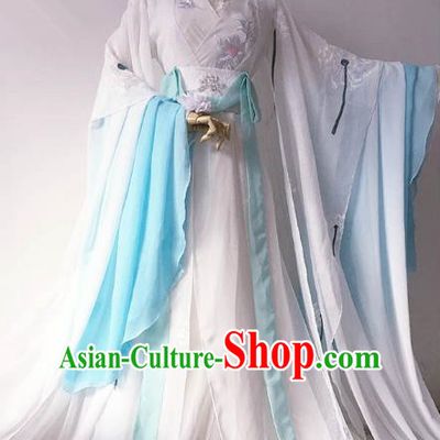 Chinese Ancient Princess Costume Cosplay Empress Clothing Han Dynasty Queen Embroidered Hanfu Dress for Women