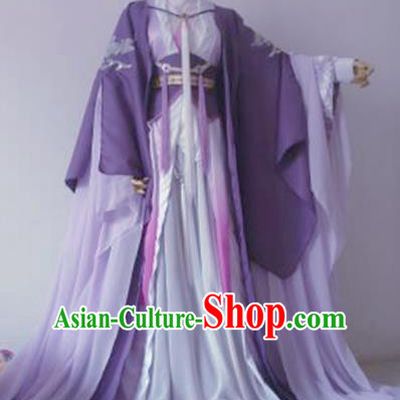Chinese Ancient Princess Costume Cosplay Knight Clothing Han Dynasty Swordswoman Embroidered Hanfu Dress for Women