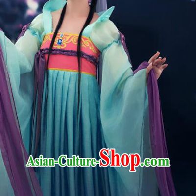 Traditional Chinese Ancient Palace Lady Costume Tang Dynasty Imperial Concubine Embroidered Clothing for Women