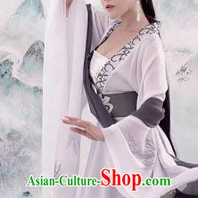 Traditional Chinese Ancient Imperial Concubine Dress Tang Dynasty Princess Embroidered Costume and Headpiece for Women