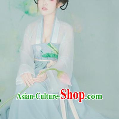 Traditional Chinese Ancient Palace Lady Dress Tang Dynasty Princess Embroidered Costume for Women